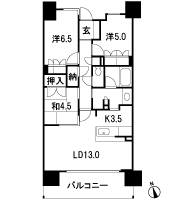 Floor: 3LDK, occupied area: 75.09 sq m, Price: 39.7 million yen