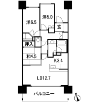 Floor: 3LDK, occupied area: 73.69 sq m, Price: 38.2 million yen