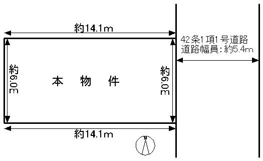 Compartment figure. Land price 31,080,000 yen, Land area 85.64 sq m