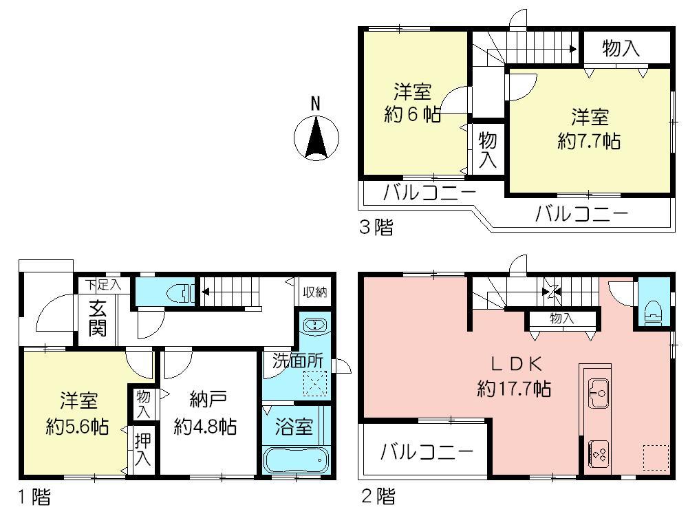 Other. No. 3 Location: 37,800,000 yen  ■ Parking two Building confirmation number Confirmation service No. KS113-6120-00077