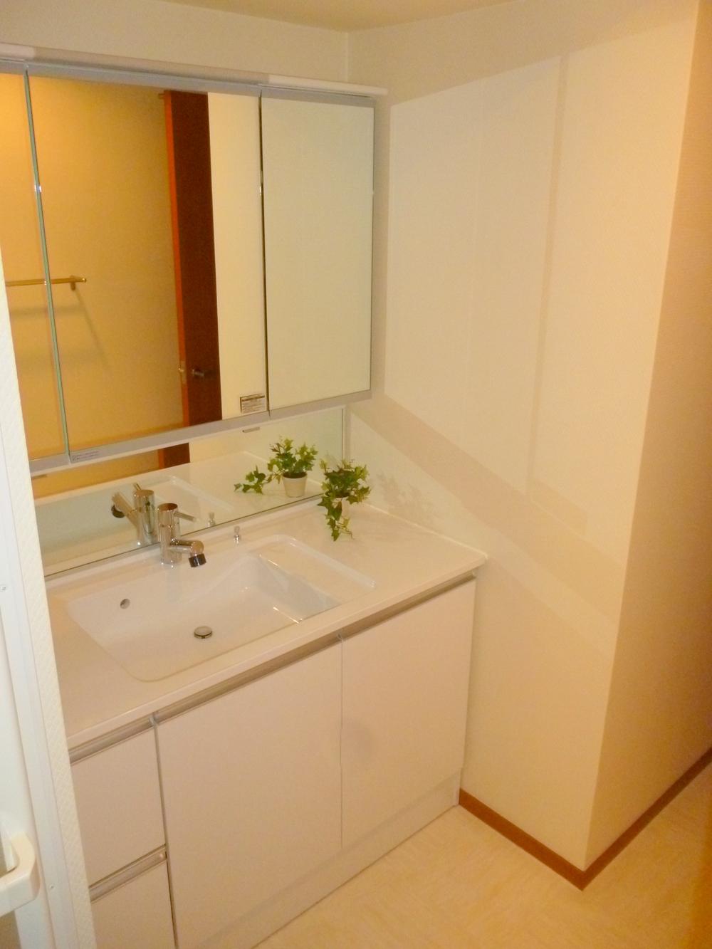 Wash basin, toilet. Spacious wash basin of the storage lot!