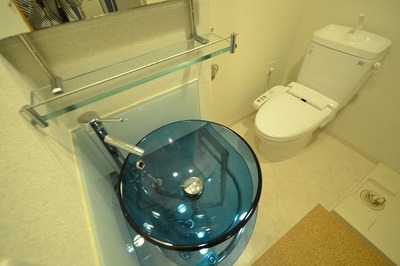 Washroom. Design washbasin