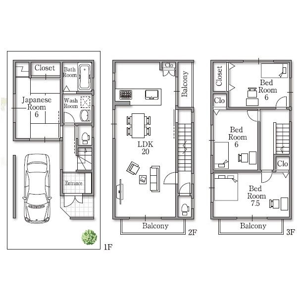 Floor plan. Seismic compensation with !!