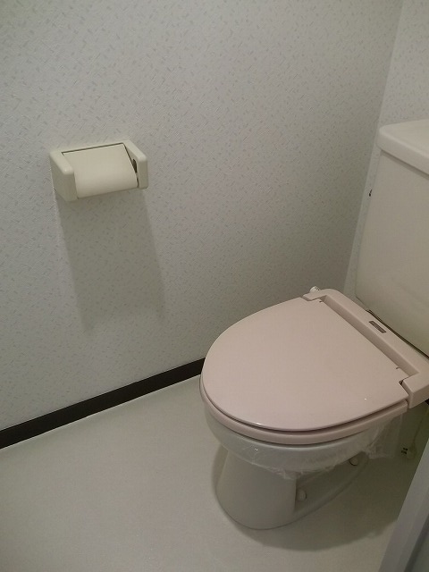 Toilet. Toilet seat replacement already