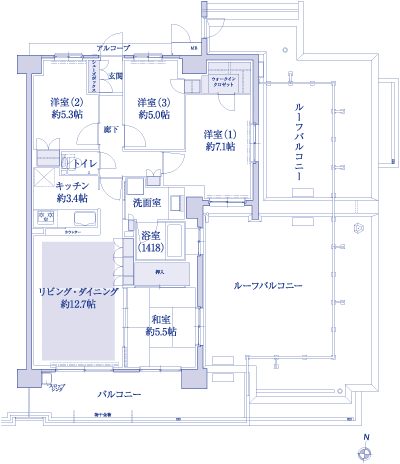 Floor: 4LDK, occupied area: 87.02 sq m, Price: TBD