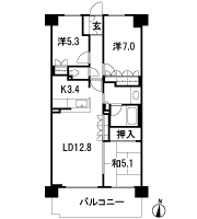Floor: 3LDK, occupied area: 73.16 sq m, Price: TBD