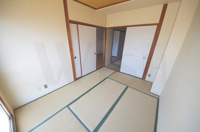 Living and room. It is bright because it is Japanese-style room with a window