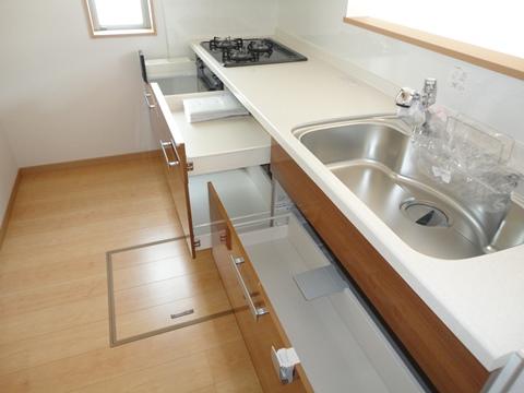 Kitchen. Pull-out storage