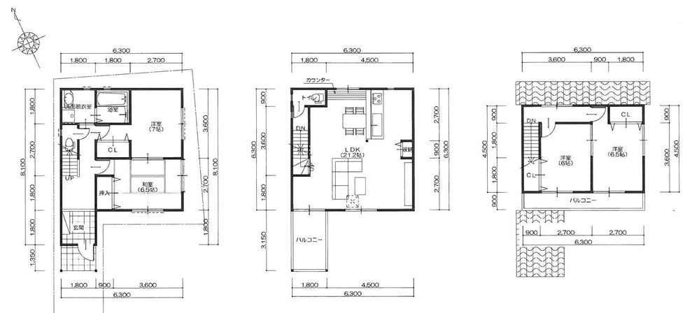 Floor plan. Price 37,800,000 yen, 4LDK, Land area 94 sq m , Building area 110.97 sq m