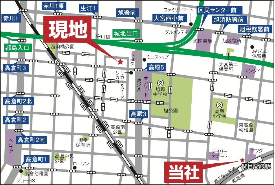 Local guide map. ☆ Local guide map ☆