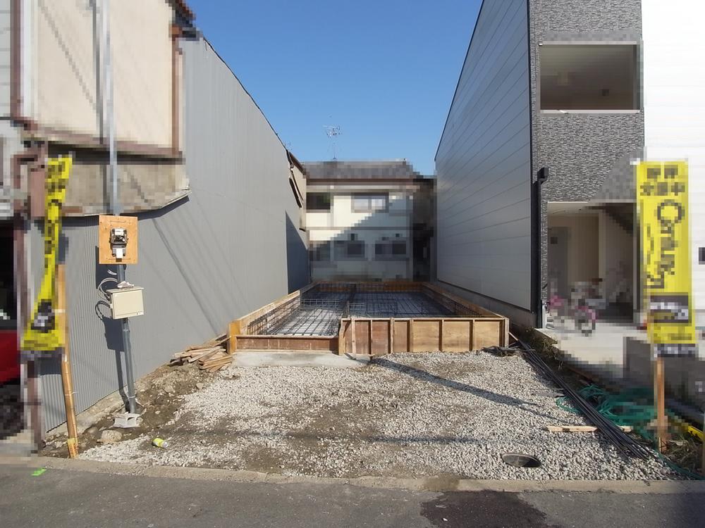 Local appearance photo. Asahi-ku, Akagawa 4-chome Newly built one detached  ◆ Land area 30 square meters more than  ◆ South-facing 4LDK, LDK15 Pledge