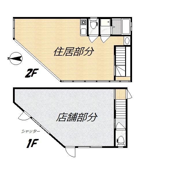 Floor plan. 18,800,000 yen, 1LDK, Land area 34.84 sq m , Building area 41.94 sq m