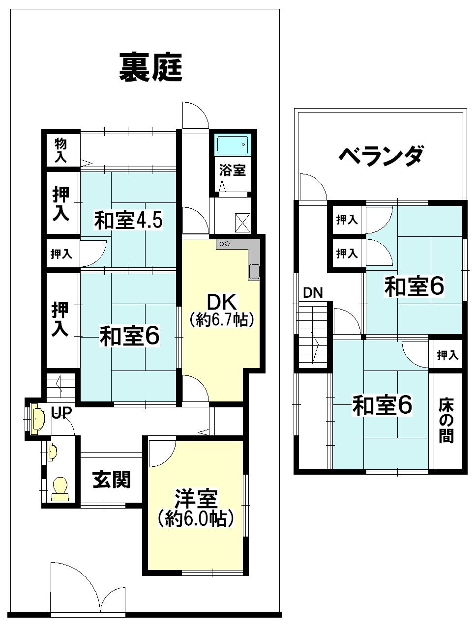 Floor plan. 29,800,000 yen, 5DK, Land area 131.86 sq m , Building area 89.41 sq m   ■ 2011 in there completely renovated history