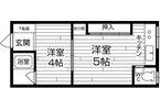 Floor plan. 5 million yen, 1DK, Land area 27.17 sq m , Building area 15.86 sq m