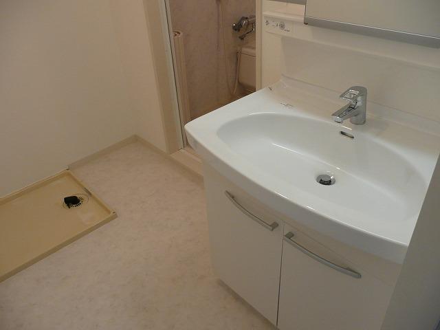 Wash basin, toilet. Washbasin replacement already