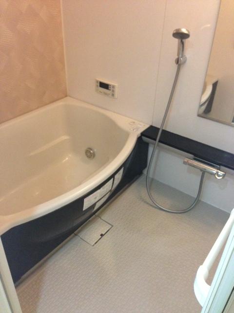Bathroom. It is a shell-type tub to put loose Room (May 2013) Shooting