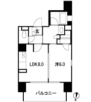 Floor: 1LDK, occupied area: 37.54 sq m, Price: 20.9 million yen
