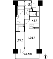 Floor: 1LDK + SIC + WIC, the occupied area: 43.55 sq m, price: 22 million yen