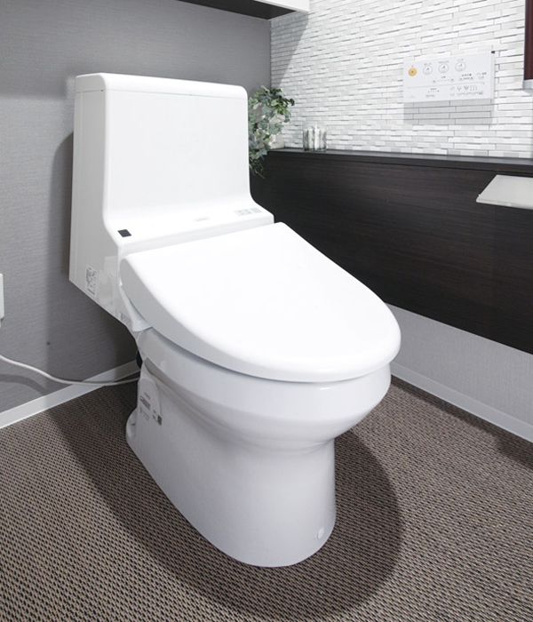 Toilet.  [Energy-saving hot water washing heating toilet seat] Heating function and hot water cleaning, Equipped with comfortable features such as deodorizing function. It is firmly washed away water-saving type with a small amount of water (same specifications)