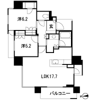 Floor: 1LDK + F ・ 2LDK, occupied area: 68.14 sq m, Price: 33,900,000 yen ・ 36,900,000 yen