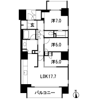 Floor: 2LDK + F ・ 3LDK, occupied area: 82.06 sq m, Price: 44.2 million yen