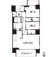 Floor: 1LDK + F ・ 2LDK, occupied area: 82.06 sq m, Price: 47.7 million yen