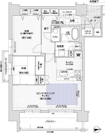 Floor: 1LDK + N ・ 2LDK, occupied area: 73.18 sq m, Price: 37.5 million yen ・ 39,900,000 yen
