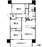 Floor: 3LDK, occupied area: 66 sq m, Price: 32.9 million yen