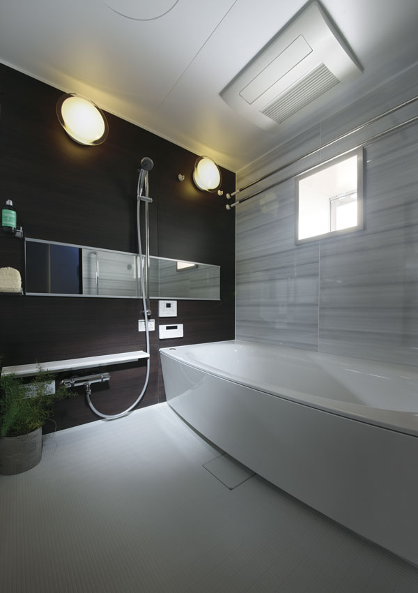 Bathing-wash room.  [Bathroom] Elegant design and calculated comfortable to use, And is a bathroom that reflects the tenderness that does not matter generation to the detail (E type model room)