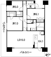 Floor: 3LDK, the area occupied: 85.3 sq m, Price: TBD