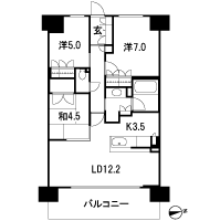 Floor: 3LDK, occupied area: 70.72 sq m, Price: TBD