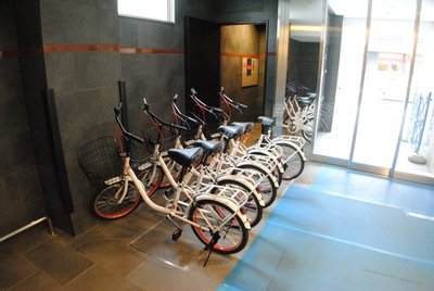 Other common areas. Bike share system, Free. 