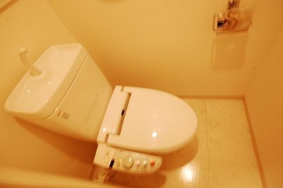 Toilet. There is convenient bidet function