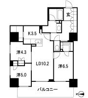 Floor: 3LDK, occupied area: 75.05 sq m, Price: 37,420,000 yen
