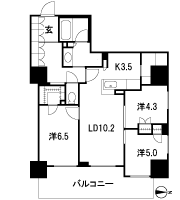 Floor: 3LDK, occupied area: 75.05 sq m, Price: 39,670,000 yen