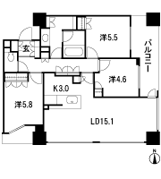 Floor: 3LDK, occupied area: 76.17 sq m, Price: 53,717,000 yen