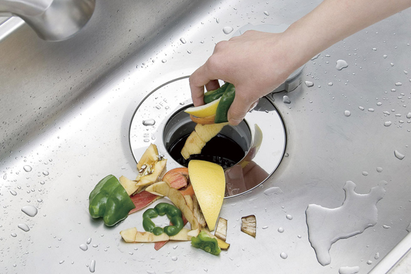 Kitchen.  [disposer] Standard adopted disposer of garbage processing can be performed in easily in the sink. Ground in a drainage outlet in the sink, Because of the way that flow to the treatment tank with water, The amount and effort, you can reduce out garbage (same specifications)
