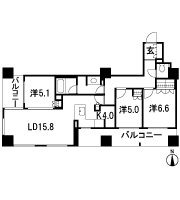 Floor: 3LDK, occupied area: 83.77 sq m, Price: 49,800,000 yen ~ 52,900,000 yen