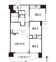 Floor: 3LDK, occupied area: 67.81 sq m, Price: 41,324,400 yen