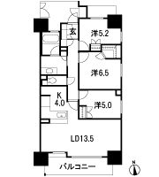 Floor: 3LDK, occupied area: 76.08 sq m, Price: 32.9 million yen