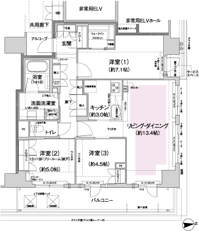 Floor: 3LDK ・ 2LDK + F, the area occupied: 78.58 sq m, Price: TBD