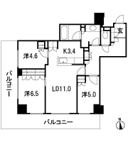 Floor: 3LDK, occupied area: 73.64 sq m, Price: TBD