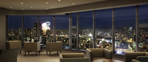 A height of about 115m, View lounge spread on the ground floor 36. Panoramic views of the scenery, such as Tayutau of Okawa. In the summer, !! The best seat to enjoy the Tenjin (Rendering)