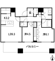 Floor: 2LDK, occupied area: 60.24 sq m, Price: 35,039,979 yen ・ 38,125,693 yen