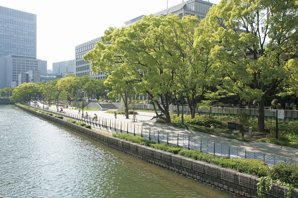  [Nakanoshima Park / A 4-minute walk] Wrapped in healing grace of the water and the woods, The flow of the river is the director makes a quiet time that I do not think the city (about 270m)