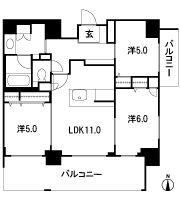 Floor: 3LDK ・ 2LDK + F, the area occupied: 66.84 sq m, Price: 39,252,600 yen