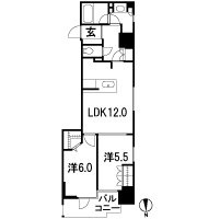 Floor: 2LDK, occupied area: 57.14 sq m, Price: 27,880,000 yen