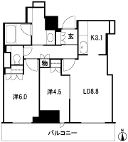 Floor: 2LDK, occupied area: 55.14 sq m, Price: TBD