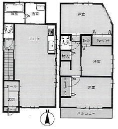 Floor plan. 26,800,000 yen, 3LDK, Land area 59.9 sq m , Building area 71.68 sq m floor plan