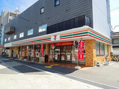 Convenience store. Seven-Eleven Ebie 2-chome up (convenience store) 406m